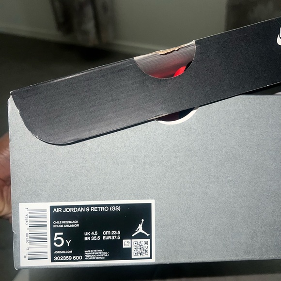 Air Jordan 9 retro “Chile Red” Brand New!! - Picture 8 of 8